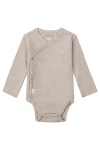 Unisex Romper rib Nino long sleeve