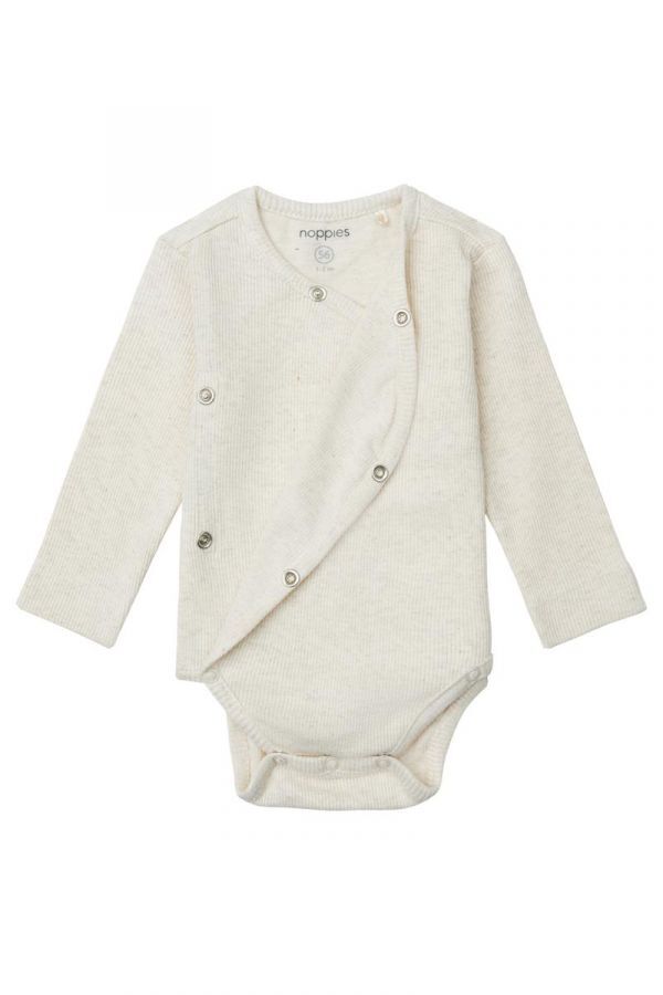 Unisex Romper rib Nino long sleeve