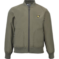 Lyle&scott nylon lightly wadded bomber Olive