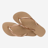 Havaianas SLIM CRYSTAL SW II Rose gold