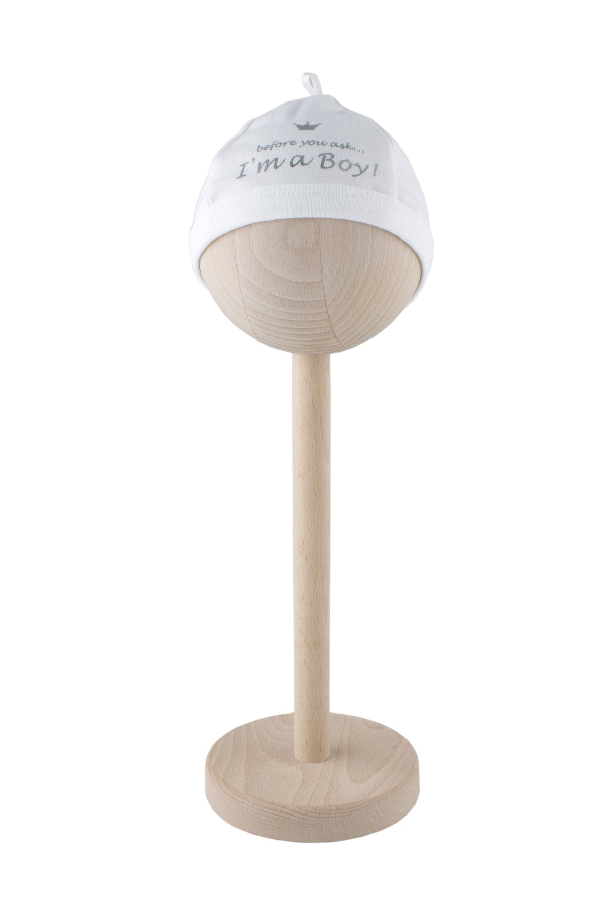 hat 'i am a boy'