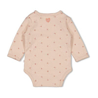 Feetje Romper AOP - Morning Sun L.roze