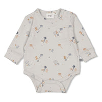 Feetje Romper AOP - Howdy L.blauw