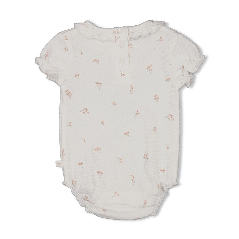 Feetje Romper crinkle AOP k/m - Delicate Flower Offwhite