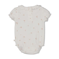Feetje Romper crinkle AOP k/m - Delicate Flower Offwhite
