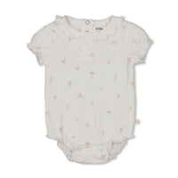Feetje Romper crinkle AOP k/m - Delicate Flower Offwhite