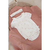 Feetje Romper crinkle AOP k/m - Delicate Flower Offwhite
