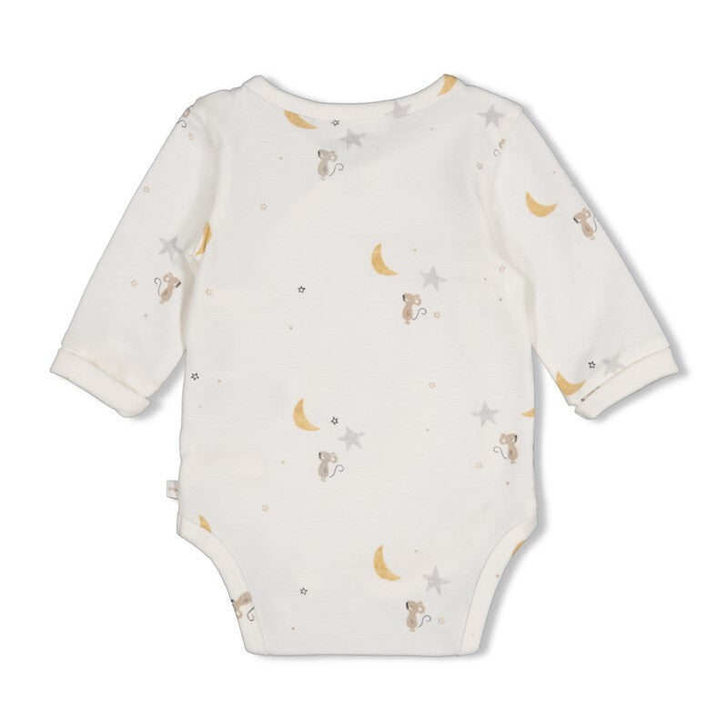 Wikkelromper AOP - Over the Moon for You
