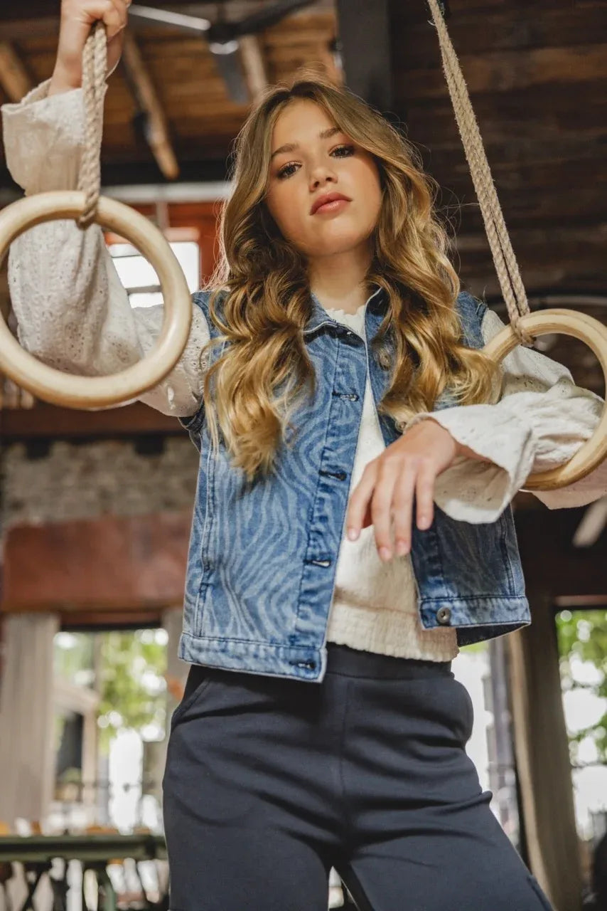 10sixteen Denim waistcoat