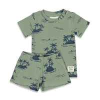 Feetje palm parker - premium sleepwear by feetj Groen