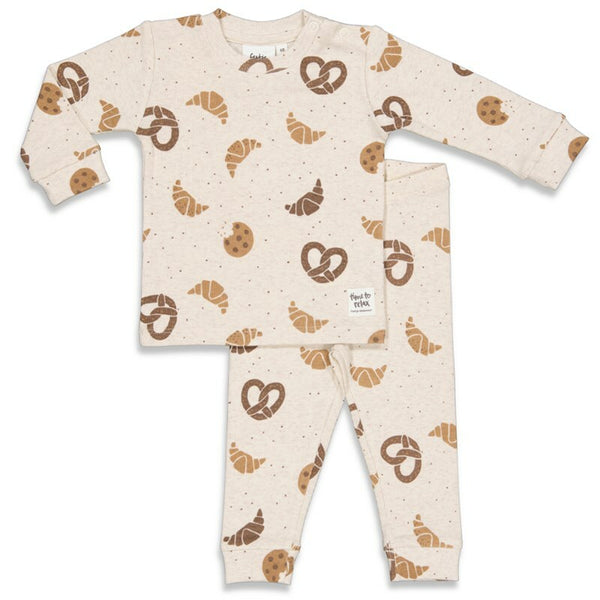 Feetje Bobby Bakery - Premium Sleepwear by Feetje Natur melange