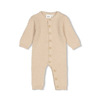 Feetje Pak gebreid - The Knits Zand