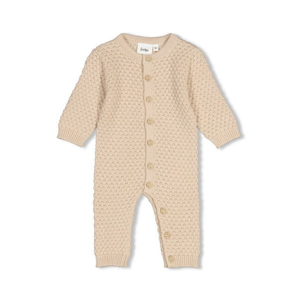 Feetje Pak gebreid - The Knits Zand