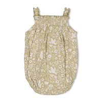 Feetje Playsuit crinkle AOP - Let Your Dreams Blossom Groen