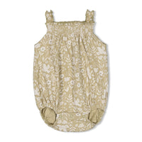 Feetje Playsuit crinkle AOP - Let Your Dreams Blossom Groen