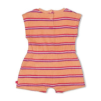 Playsuit streep badstof - Love Peace Aloha