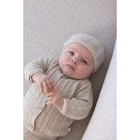 Feetje Vestje gebreid - The Knits Taupe melange