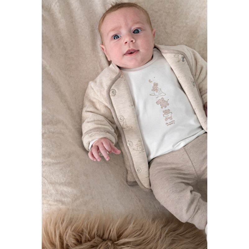 Omkeerbaar jasje velours rib - The Cuddle Company
