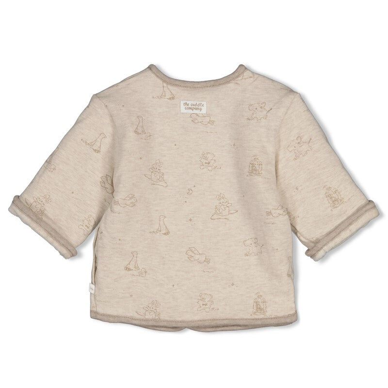 Omkeerbaar jasje velours rib - The Cuddle Company