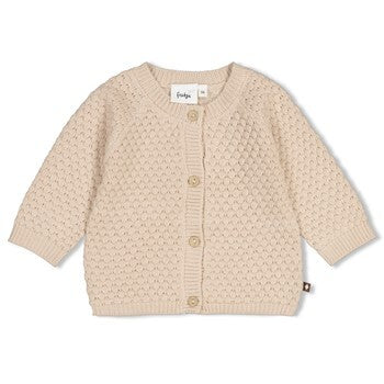 Feetje Vestje gebreid - The Knits Zand