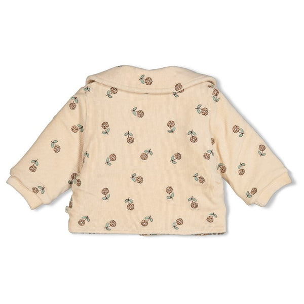 Jasje velours rib met borduursels - Lucky Bloombird