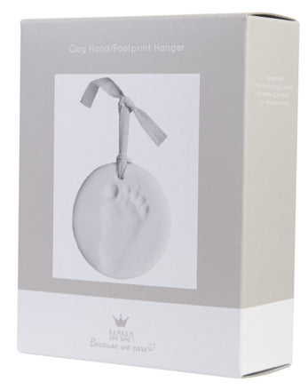 clay hand/foodprint hanger