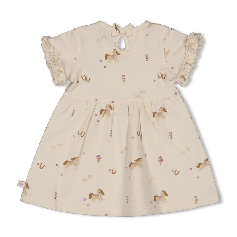 Feetje Jurk AOP k/m - Flower Ranch Offwhite