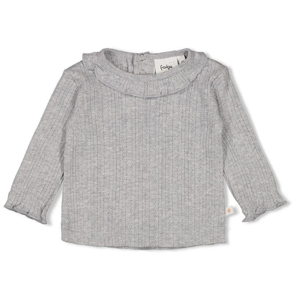 Longsleeve ajour rib - Fields of Green