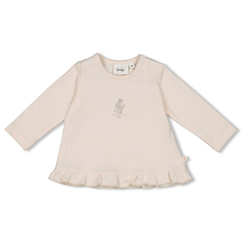 Feetje Longsleeve - Fields of Green Offwhite