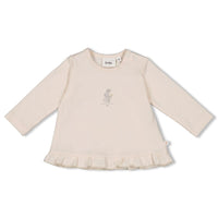 Feetje Longsleeve - Fields of Green Offwhite