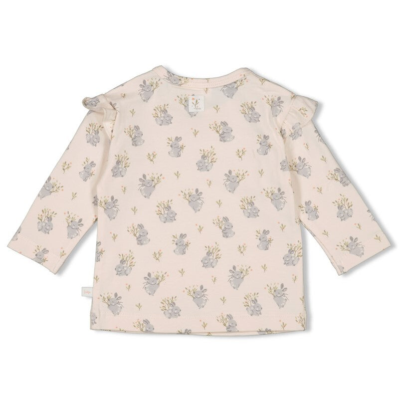 Feetje Longsleeve AOP - Fields of Green Offwhite