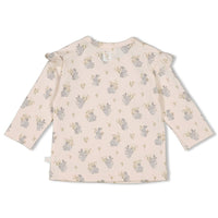 Feetje Longsleeve AOP - Fields of Green Offwhite