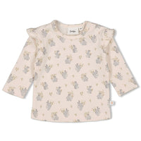 Feetje Longsleeve AOP - Fields of Green Offwhite