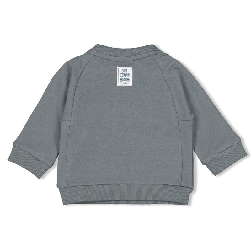 Feetje Sweater - Let's Go! Petrol