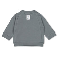 Feetje Sweater - Let's Go! Petrol