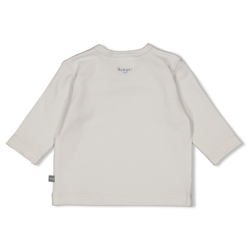 Feetje Longsleeve - Howdy L.blauw