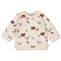 Feetje Sweater AOP - Wild World Offwhite