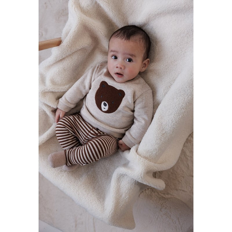 Feetje Sweater - Wild World Taupe melange