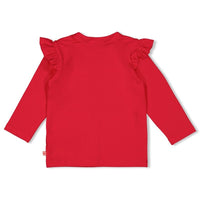 Feetje Longsleeve - Queen of Hearts Rood