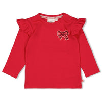 Feetje Longsleeve - Queen of Hearts Rood