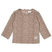 Feetje Longsleeve AOP - Better Together Taupe melange
