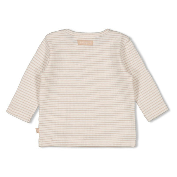 Longsleeve rib met streep - Honey Bear
