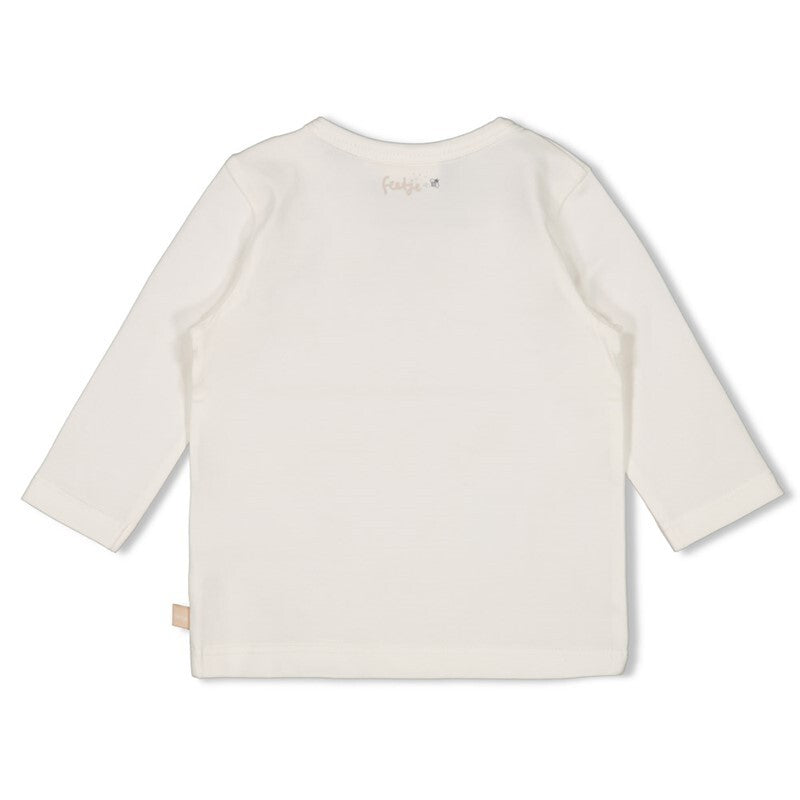 Feetje Longsleeve - Honey Bear Offwhite