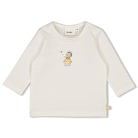 Feetje Longsleeve - Honey Bear Offwhite