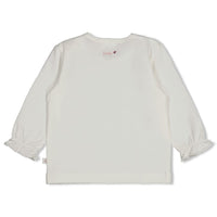 Feetje Longsleeve - Ladybug Offwhite