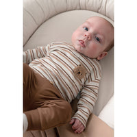 Longsleeve rib met streep - Tiny Timber Tales