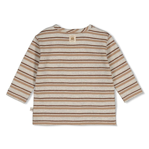 Longsleeve rib met streep - Tiny Timber Tales
