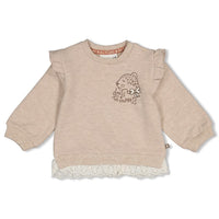 Feetje Sweater - Dress to Impress Taupe melange
