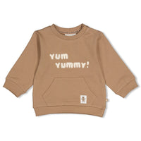 Feetje Sweater - Pasta Party Camel