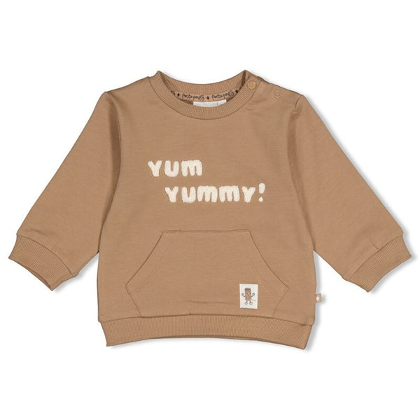 Feetje Sweater - Pasta Party Camel